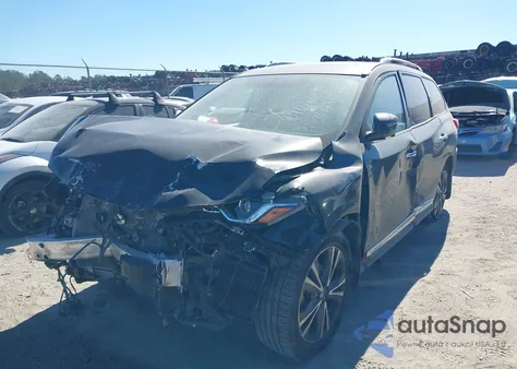 2018 Nissan Pathfinder Platinum z USA, uszkodzony, nr VIN 5N1DR2MN6JC616869